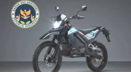 Sepeda motor berlogo BGN yang sempat viral di media sosial. 