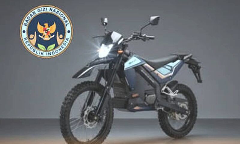 Sepeda motor berlogo BGN yang sempat viral di media sosial. 