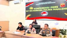 Satnarkoba Polres Majalengka berhasil mengamankan tujuh orang pengedar yang beroperasi di sejumlah titik strategis di wilayah Kabupaten Majalengka.