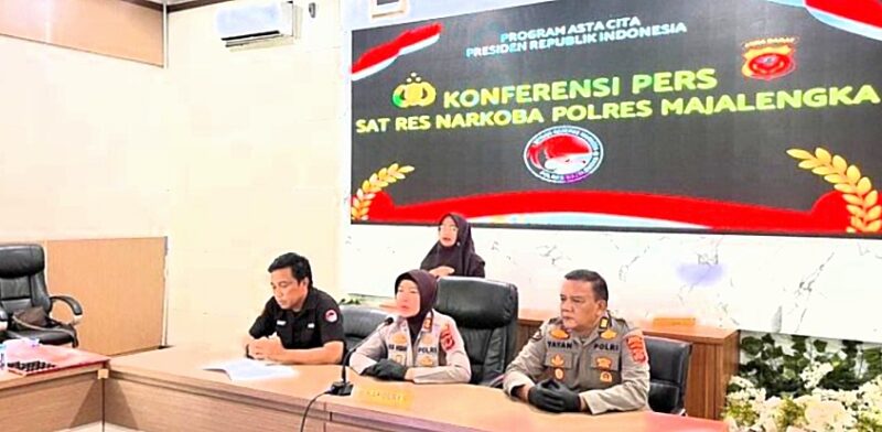 Satnarkoba Polres Majalengka berhasil mengamankan tujuh orang pengedar yang beroperasi di sejumlah titik strategis di wilayah Kabupaten Majalengka.