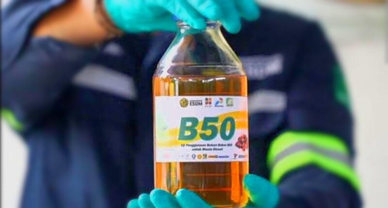 Bahan bakar biodiesel 50 persen (B50) yang ditargetkan mulai diimplementasikan pada 1 Juli 2026.