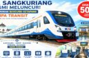 KAI resmi meluncurkan Kereta Api (KA) Sangkuriang, yang melayani rute langsung dari Stasiun Bandung menuju Stasiun Ketapang tanpa transit.