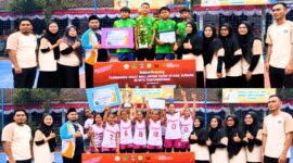 Grand final Turnamen Bola Voli tingkat SD/MI se-Kabupaten Subang berlangsung meriah dan penuh semangat pada Minggu (3/5/2026).