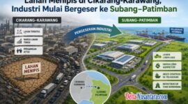 Keterbatasan lahan di kawasan industri Cikarang dan Karawang mulai mendorong perusahaan mencari lokasi baru. Arah ekspansi kini bergeser ke wilayah Subang dan Patimban, Jawa Barat.