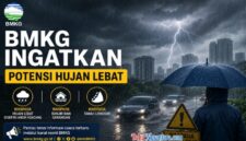 BMKG ingatkan masyarakat agar meningkatkan kewaspadaan terhadap potensi cuaca ekstrem yang dapat terjadi sewaktu-waktu. 