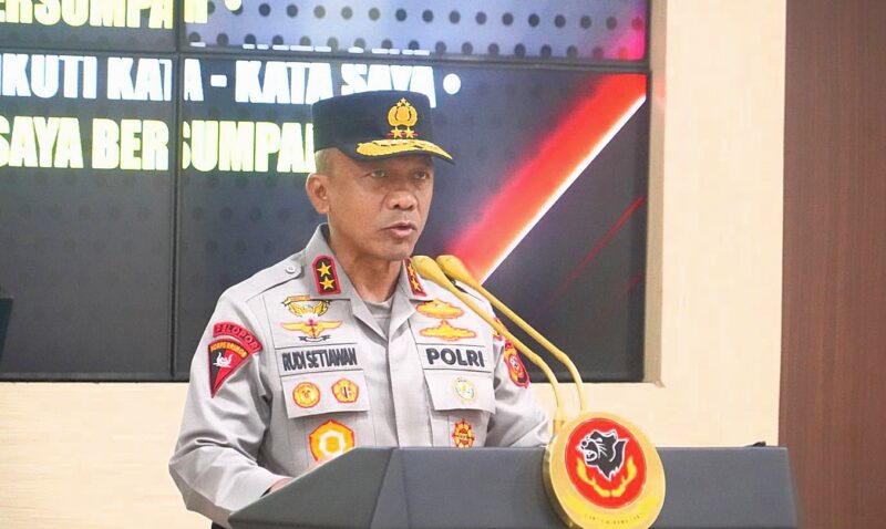 Kapolda Jawa Barat Irjen Pol. Rudi Setiawan memimpin serah terima jabatan (sertijab) sejumlah pejabat utama Polda Jabar. 