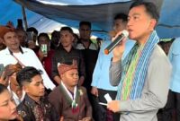 Gibran melakukan kunjungan kerja ke Kecamatan Amfoang Barat Daya, Kabupaten Kupang, NTT.
