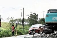Pemerintah Provinsi Jawa Barat tengah melakukan rekonstruksi jalan di ruas Cijelak, Kabupaten Sumedang hingga perbatasan Sumedang–Indramayu.
