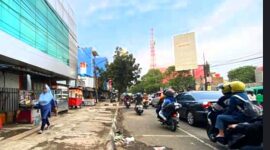 Kawasan Cicadas, Kota Bandung, kini tampak lebih lengang dan tertata setelah Satpol PP Kota Bandung bersama Satpol PP Provinsi Jawa Barat merampungkan pembongkaran. 