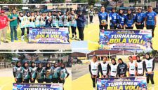 Perhelatan turnamen bola voli Delta Nusantara Cup memasuki hari kedua dengan suasana yang semakin semarak.