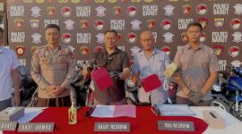 Satreskrim Polres Garut berhasil menangkap seorang pelaku pencurian kendaraan bermotor (curanmor) yang masuk dalam Daftar Pencarian Orang (DPO).