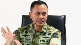 Kepala Biro Informasi Pertahanan Sekretariat Jenderal Kemhan, Brigjen TNI Rico Ricardo Sirait. 