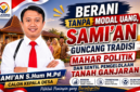 Sami’an hadir dengan visi besar  mewujudkan Desa Sekarbagus yang mandiri, transparan, dan sejahtera melalui proses demokrasi yang jujur dan bebas dari praktik politik uang.