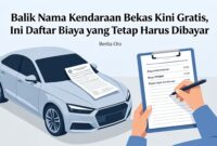 Pemerintah resmi menggratiskan Bea Balik Nama Kendaraan Bermotor Bekas (BBNKB II) sesuai ketentuan dalam Undang-Undang Nomor 1 Tahun 2022. Poto. Ilustrasi 