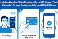 Kementerian Komunikasi dan Digital (Komdigi) resmi mewajibkan seluruh operator seluler menerapkan registrasi pelanggan baru menggunakan verifikasi biometrik berbasis face recognition (pindai wajah).