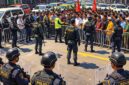 Sebanyak 619 personel gabungan dikerahkan untuk mengamankan dua aksi unjuk rasa yang akan berlangsung di sejumlah titik di wilayah Jakarta Pusat. 
Poto. Ilustrasi. 