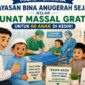 Memperingati Milad ke-1, Yayasan Bina Anugerah Sejati yang menaungi Panti ODGJ Syifaul Qolby menggelar kegiatan sosial berupa sunat massal gratis bagi 60 anak.