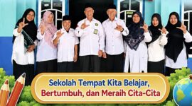 Kepala MTs Muhammadiyah 20 Menongo, Suparno, S.Pd., bersama dewan guru siap menyambut peserta didik pada hari pertama masuk sekolah Tahun Ajaran 2026/2027. Melalui semangat 
