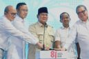 Presiden Prabowo Subianto resmi meluncurkan program Biodiesel B50 di Rest Area KM 57 Tol Jakarta-Cikampek, Kabupaten Karawang, Jawa Barat. 