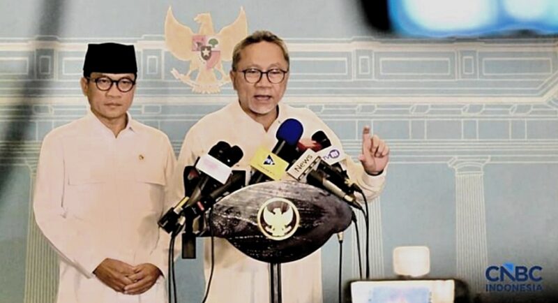 Menteri Koordinator Bidang Pangan Zulkifli Hasan (Zulhas).