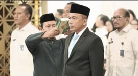 Menteri Imigrasi dan Pemasyarakatan (Imipas) Agus Andrianto resmi melantik Komjen Pol Rudi Setiawan sebagai Inspektur Jenderal (Irjen) Kementerian Imigrasi dan Pemasyarakatan (Kemenimipas).