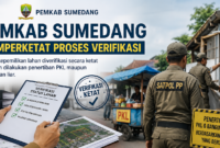 Pemkab Sumedang memperketat proses verifikasi status kepemilikan lahan sebelum melakukan penertiban pedagang kaki lima (PKL) maupun bangunan liar. 